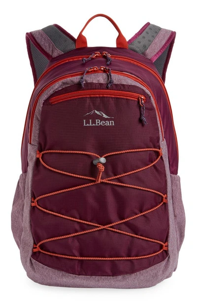 L.l.bean Comfort Carry Laptop 30l Backpack In Purple Night/plum Grape