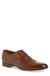 Santoni Darian Cap Toe Oxford In Brown