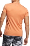 Adidas Originals Aero 3-stripe Stretch T-shirt In Hazy Copper