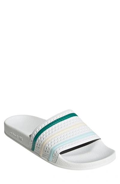 Adidas Originals Adidas Men's Originals Adilette Slide Sandals In White