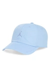 Jordan Jumpman Heritage86 Washed Baseball Cap In Aluminum/ Aluminum