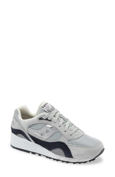 Saucony Men's Shadow 6000 Low-top Sneakers In Antique Silver Cream