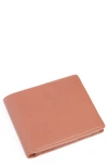 Royce Rfid Leather Trifold Wallet In Tan