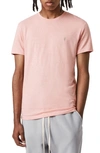 Allsaints Tonic Slim Fit Crewneck T-shirt In Panama Pink Marl