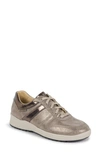 Mephisto Rebeca Sneaker In Dark Taupe Nubuck