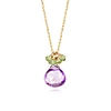 Mounir London Purple Amethyst Cluster Pendant In Cluster