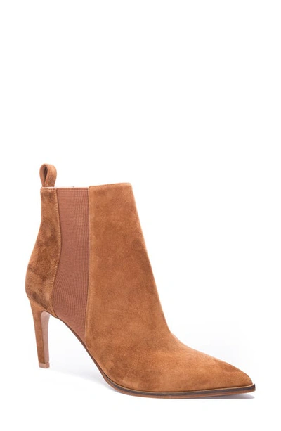 42 Gold Kensington Chelsea Boot In Tan Suede