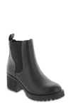 Mia Womens Block Heel Block Heel Ankle Boots In Black