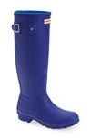 Hunter Original Tall'rain Boot In Bitter Indigo