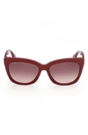 Max Mara Cat Eye-frame Sunglasses In Red