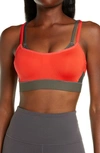 Natori Gravity Contour Underwire Sports Bra In Tango / Onyx