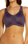 Wacoal Simone Seamless Underwire Sports Bra In Sweet Grape