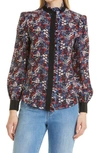 SEE BY CHLOÉ FLORAL BUTTON-UP BLOUSE,S21SHT08027
