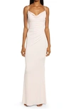 KATIE MAY SURREAL RUCHED SIDE GOWN,GKAB0163
