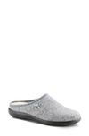 Flexus By Spring Step Loralee Scuff Slipper In Grey