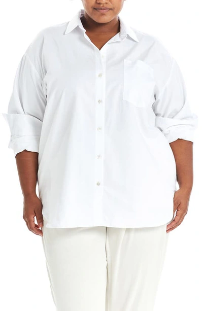 Pari Passu Oxford Button-front Shirt In White