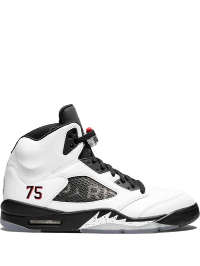 Jordan Air  5 Retro Sneakers In Weiss