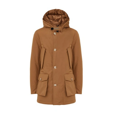 Woolrich Arctic Hooded Parka In Brown