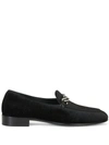 GIUSEPPE ZANOTTI RUDOLPH NEW CHAIN-LINK LOAFERS