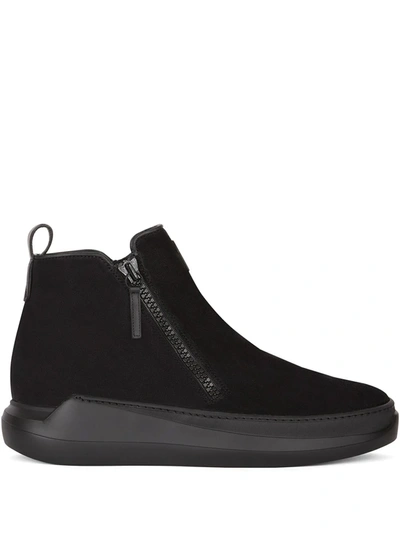 Giuseppe Zanotti Conley Side-zip Boots In Black