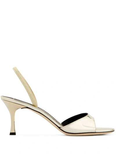Giuseppe Zanotti Kellen Open-toe Sandals In Gold