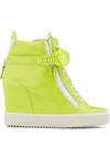 GIUSEPPE ZANOTTI COWAN WEDGE SNEAKERS