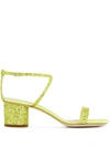 GIUSEPPE ZANOTTI TARA GLITTER SANDALS