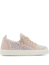 Giuseppe Zanotti Doris Low-top Sneakers In Rosa
