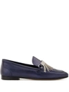 GIUSEPPE ZANOTTI JODIE CRYSTAL-FRINGE LOAFERS