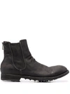 OFFICINE CREATIVE ARBUS ZIPPED LEATHER BOOTS