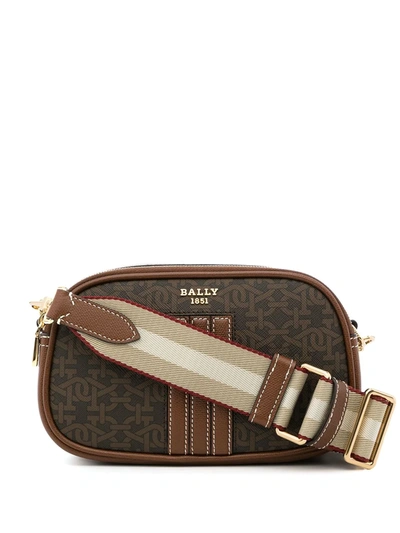 Bally Denni Crossbody Bag In Braun