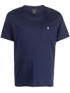 Polo Ralph Lauren Polo Pony-embroidered Cotton T-shirt In Blau