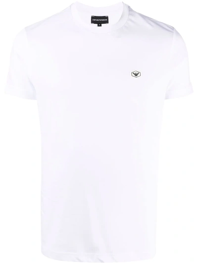 EMPORIO ARMANI LOGO-PATCH SHORT-SLEEVED T-SHIRT