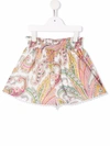 ZIMMERMANN PAISLEY-PRINT COTTON SHORTS