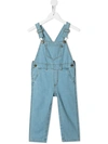 MOLO LIGHT-WASH DENIM DUNGAREES