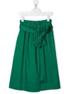 MARNI GATHERED COTTON SKIRT