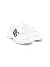 DOLCE & GABBANA LOGO-PATCH LOW-TOP SNEAKERS
