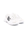 Dolce & Gabbana Daymaster Nylon And Suede Sneakers In White