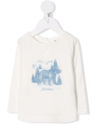 Bonpoint Babies' Adventure Graphic-print Top In White