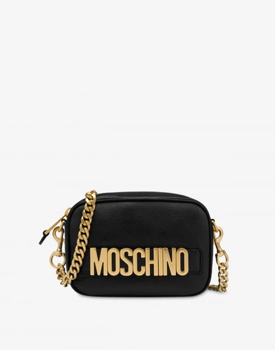 Moschino Lettering Logo Camera Bag In White