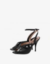 MOSCHINO NAPPA LEATHER BIKER SANDALS