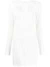 DION LEE BREATHABLE CUT-OUT LAYERED DRESS