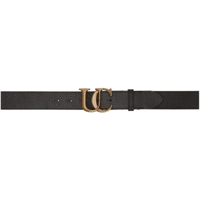 Undercover Black Logo Buckle Belt