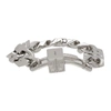 GIVENCHY SILVER G CHAIN LOCK BRACELET