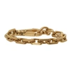 DOLCE & GABBANA GOLD ANTIQUE CHAIN LINK BRACELET