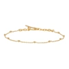 BOTTEGA VENETA GOLD THIN CHAIN BRACELET