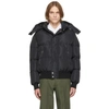 Alexander Mcqueen Men's Graffiti Logo Hooded Down Puffer Jacket In 1000 Black