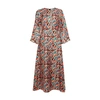 La Doublej Sorella Printed Silk Dress In Matisse