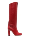 PARIS TEXAS RED KNEE-LENGTH LEATHER BOOTS