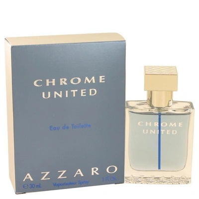 Azzaro Chrome United By  Eau De Toilette Spray 1 oz